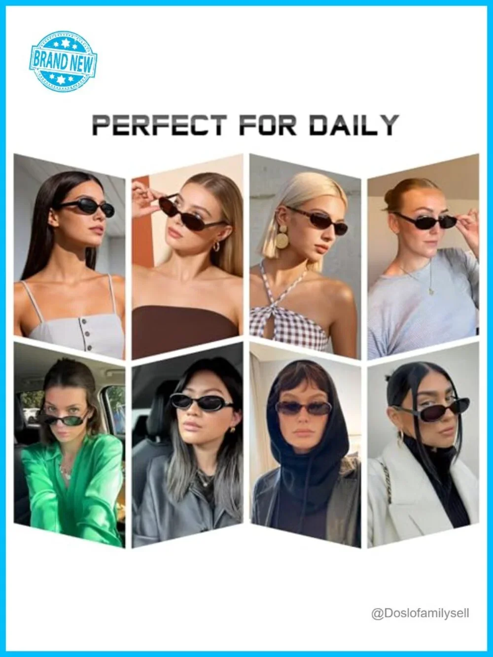 Retro Oval Sunglasses for Women Men Fashion Vintage Driving Shades UV400